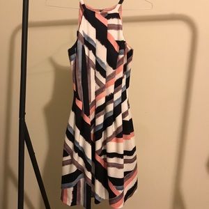 NWOT Vince Camuto Apron-Neck Fit & Flare Dress